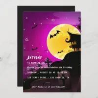 Halloween Birthday Party Invitation