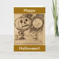 Vintage Jack o'Lanterns Talking Card