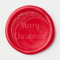 Merry Christmas Holiday Custom Wax Seal Sticker