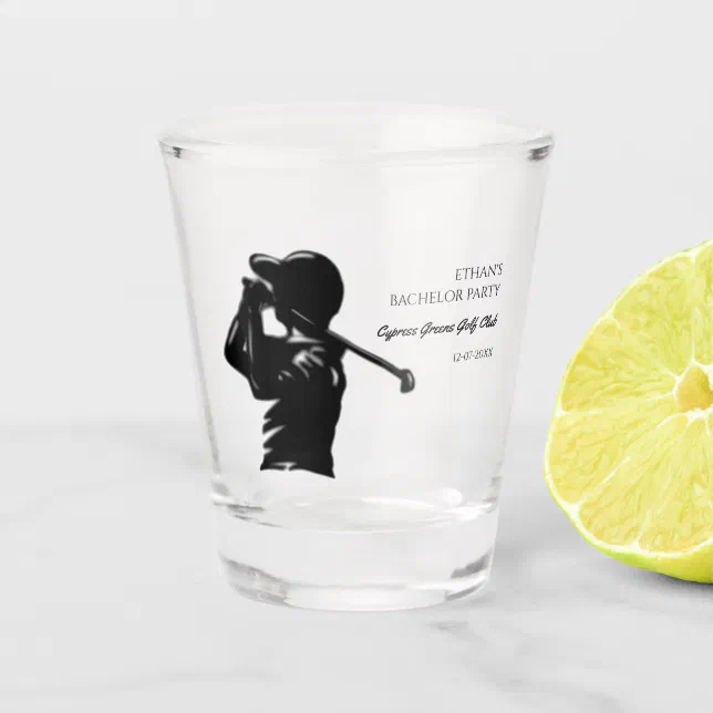 Golf Bachelor Party - Golfing trip Classic Stylish Shot Glass