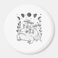 Academia Moon Witchy Goblincore Aesthetic Frog Magnet