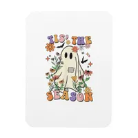 Tis The Season Retro Halloween Party Funny Trendy Magnet