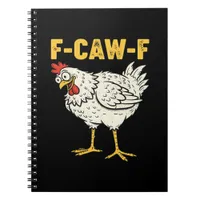 F-Caw-F Chicken Classic Retro Cool Notebook