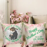 Embrace of a Mother Throw Pillow