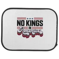 No Kings In America USA Retro Classic Car Floor Mat