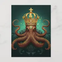 The Octopus King Postcard