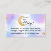 Books for Baby Over the Moon Gender Neutral Enclosure Card