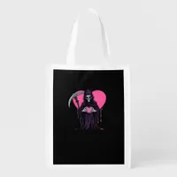 Heart Hands Reaper Classic Meme Grocery Bag