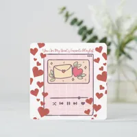 My Favorite Playlist - Valentine's Day Card