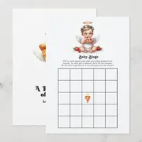 A Little Slice of Heaven Baby Shower Bingo Game Invitation