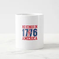 No Kings In America We The People Vintage Giant Coffee Mug