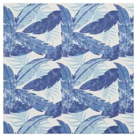 Tropical Hawaiian Palm Leaves Pattern Fabric