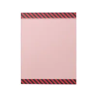 Thin Black and Red Diagonal Stripes Notepad