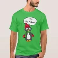 F the Midwest Funny Penguin Weather Shirt