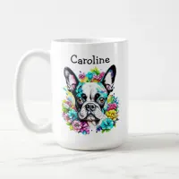 Boston Terrier Mom Personalized Coffee Mug