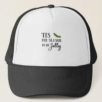 Tis The Season To Be Christmas Mistletoe Trucker Hat