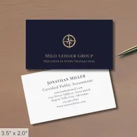 Simple Professional Accounting Business Card