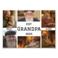 Best Grandpa Ever Photo Collage