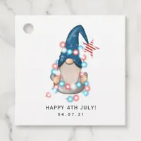American Gnome Favor Tags
