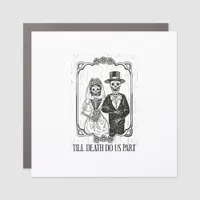 Till Death Do Us Part Skeleton Wedding Couple – Car Magnet