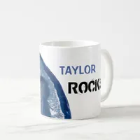 * Personalize NAME ROCKS Crystals Geode Agate Coffee Mug