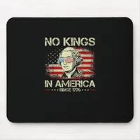 No Kings In America Since 1776 Vintage Flag Mouse Pad