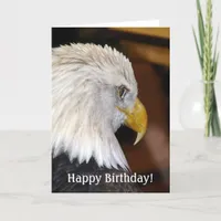 Happy Birthday! American Bald Eagle Card