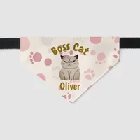 Minimalist Elegant Cute Cat Pet Bandana Pet Bandana Collar