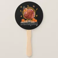 Happy Thanksgiving  Hand Fan