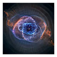 Cat's Eye Nebula (NGC 6543) Spherical Bubble Poster