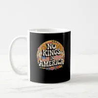 No Kings In America Patriotic Vintage Graphic Look Coffee Mug