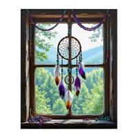 Dreamcatcher in Window | Boho Art