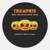 Trumpkin - Make Halloween Great Again Classic Classic Round Sticker