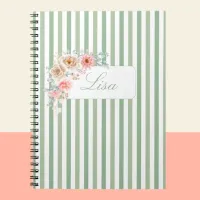 Personalized Spring Blossom Notebook