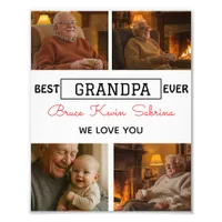 Best Grandpa Ever Photo Collage