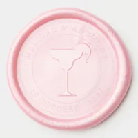 Margarita Cocktail Bridal Shower & Bachelorette Wax Seal Sticker