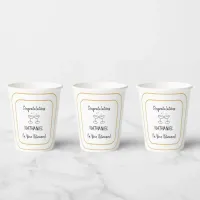 Retirement Party Congratulations Personalized Paper Cups