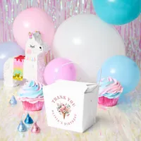 Berry Cool Happy Birthday Ice Cream Party Favor Boxes