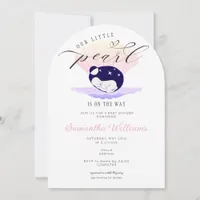 Little Pearl Beach Ocean Under The Sea Baby Shower Invitation