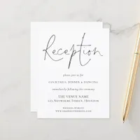 Budget Script Reception Details Wedding Enclosure