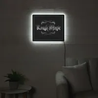 Rough Magic Laptop LED Sign