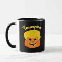 Trumpkin Pumpkin Halloween Design – Retro Slogan  Mug