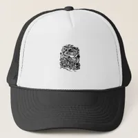 Cottagecore Aesthetic Frog Mushroom Goblincore Art Trucker Hat