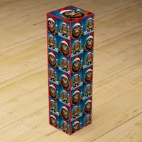 Funny Pop Art Bigfoots Christmas Wine Box