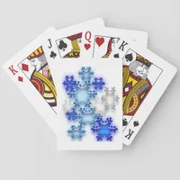 Playing Cards - Snow Flakes in 3D