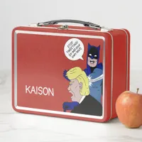 Custom Name & Text Anti Trump Slap Funny Retro Metal Lunch Box