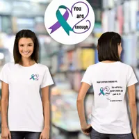 "You Are Enough" Healing Hope Minimalist Quote T-Shirt