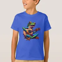 Cute Frog Playing a Guitar T-Shirt