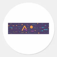 Hello Classic Round Sticker