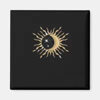Whimsigoth Sun Moon Space Classic Magnet